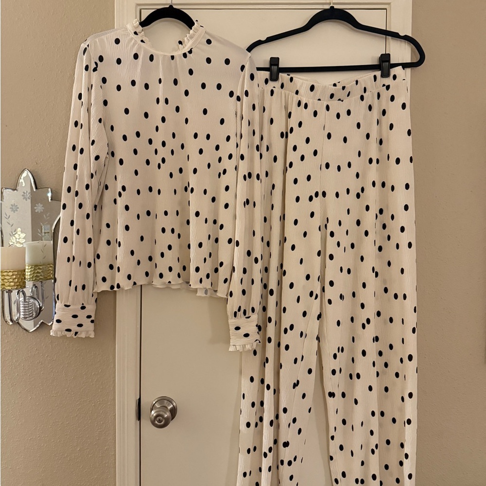 Polka Dot Women's Pantsuit